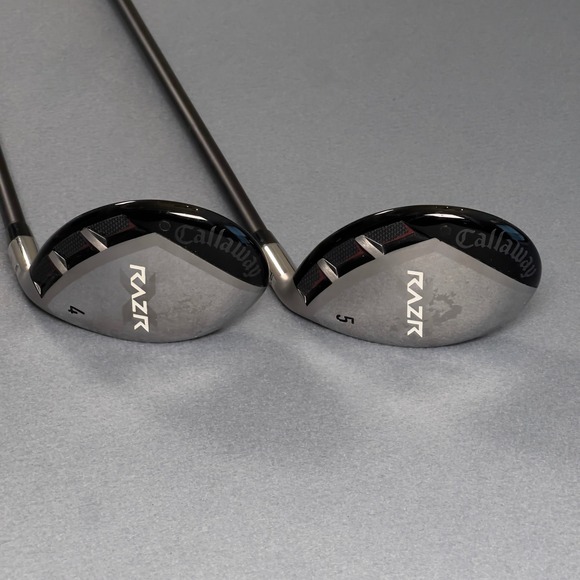 Callaway RAZR 4 & 5 Hybrid Golf Club Set A Flex Mid Torque Low Kick H55G - Picture 1 of 5